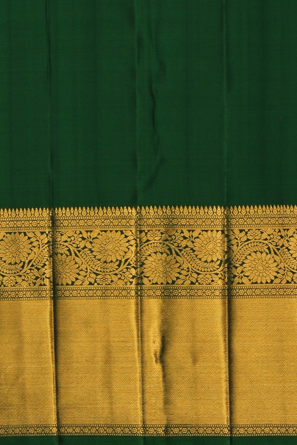 Image of Mustard Brocade Kanchipattu Saree